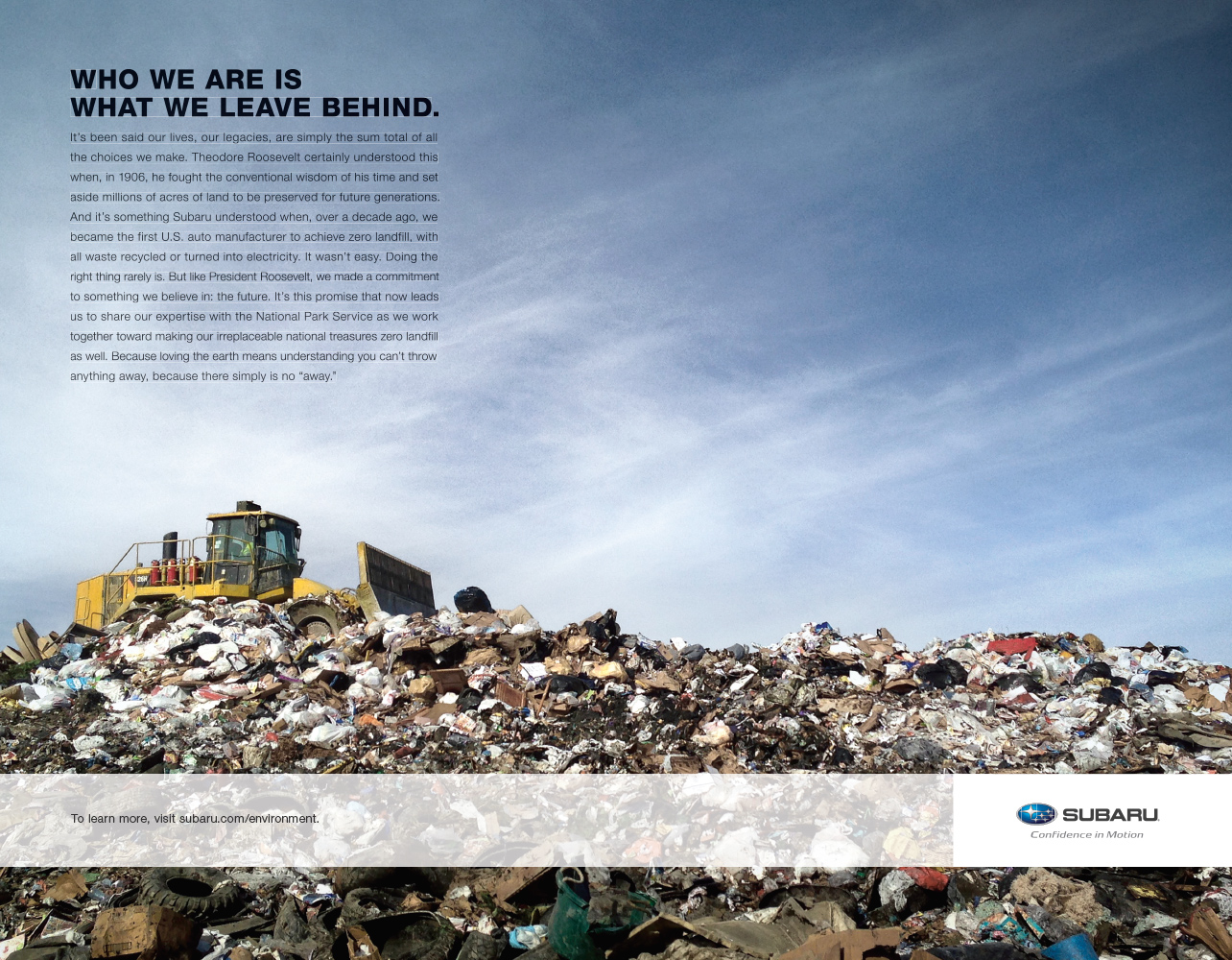 Subaru National Parks Print Ad